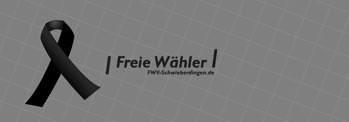 Die Freie Wählervereinigung Schwieberdingen trauert um ihren Ehrenvorsitzenden Hermann Sippel